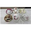 Image 6 : Assorted Tea Cups & Saucers, Covered Serving Dish, & Rectangular Serving Tray