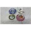 Image 7 : Assorted Tea Cups & Saucers, Covered Serving Dish, & Rectangular Serving Tray