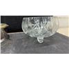 Image 9 : Silverplate Serving Spoon Set, Cut Crystal Bowl, Brass Candlesticks, Casserole Dish, Monogrammed