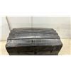 Image 12 : Antique Late 19th/Early 20th Century Domed Humpback Trunk with Metal Cladding and Rivets