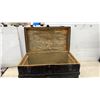 Image 5 : Antique Late 19th/Early 20th Century Domed Humpback Trunk with Metal Cladding and Rivets