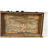 Image 6 : Antique Late 19th/Early 20th Century Domed Humpback Trunk with Metal Cladding and Rivets