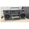 Image 2 : Sanyo M9811 Stereo Radio Cassette Recorder, Toshiba RT-200S Boombox, & Power Cords
