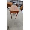 Image 5 : Mid-Century Modern Danish Teak Desk with Three-Drawer Pedestal and Tapered Legs 30" x 42" x 18"