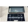 Image 7 : Two Cedar Keepsake Boxes, 2 Metal Cash Boxes, One with Key
