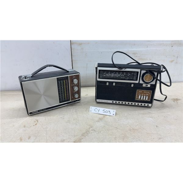 RealTone Four Band Battery-Electric Radio, Viking Multi-Band Radio, & Power Cord
