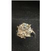 Image 3 : 3.0ct Moissanite Snowflake Ring, 925 Sterling Silver with White Gold Overlay, D VVS1, GRA