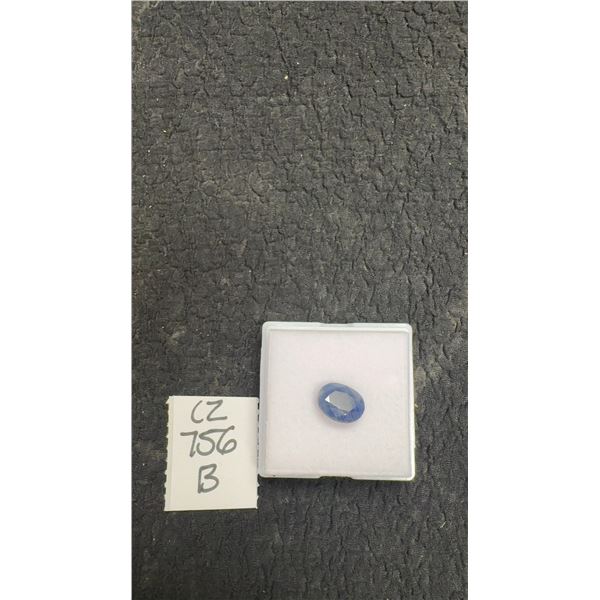 6.4ct Natural Untreated Blue Sapphire, Oval Cut, 9.1mm x 11.9mm, Retail $2050