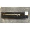 Image 1 : New 18K Gold Plated 12.0mm Simulated Diamond (CZ) Star Bracelet, 6 1/2" - 8" Long
