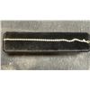 Image 2 : 925S 3.0mm Twisted Rope Bracelet, 8 1/2" Long, Sterling Silver with White Gold Overlay