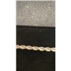 Image 3 : 925S 3.0mm Twisted Rope Bracelet, 8 1/2" Long, Sterling Silver with White Gold Overlay