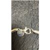 Image 5 : 925S 3.0mm Twisted Rope Bracelet, 8 1/2" Long, Sterling Silver with White Gold Overlay