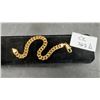 Image 1 : New 18K Gold Plated 8.0mm Cuban Link Bracelet, 7-3/4" Long