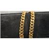 Image 5 : New 18K Gold Plated 8.0mm Cuban Link Bracelet, 7-3/4" Long