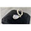Image 6 : New 925 Sterling Silver 2.0ct Pear Cut Simulated Diamond CZ Halo Dangle Earrings