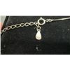 Image 4 : New 925S 0.5ct Simulated Diamond (CZ) Sterling Silver 16"-18" Necklace with White Gold Overlay