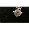 Image 5 : New 925S 0.5ct Simulated Diamond (CZ) Sterling Silver 16"-18" Necklace with White Gold Overlay