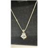 Image 7 : New 925S 0.5ct Simulated Diamond (CZ) Sterling Silver 16"-18" Necklace with White Gold Overlay