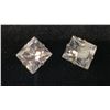 Image 7 : New 2.5ct Princess Cut Simulated Diamond CZ Stud Earrings in 925 Sterling Silver