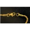 Image 3 : New 14K Gold Plated 2.0mm Twisted Rope Necklace, 23" Long