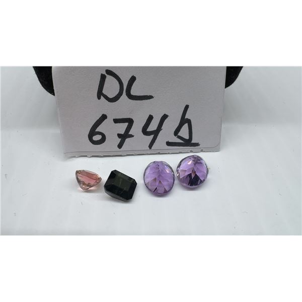 Four True Gemstones: 1.21 ct.