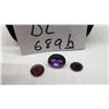 Image 1 : Three True Gemstones: 2.18ct VS Round Natural Medium Reddish Orange Garnet, 3.59 ct VS Oval