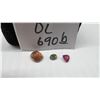 Image 1 : Three True Gemstones: 3.48ct Cushion Natural Pinkish Orange Tourmaline, 0.92 ct Oval Natural