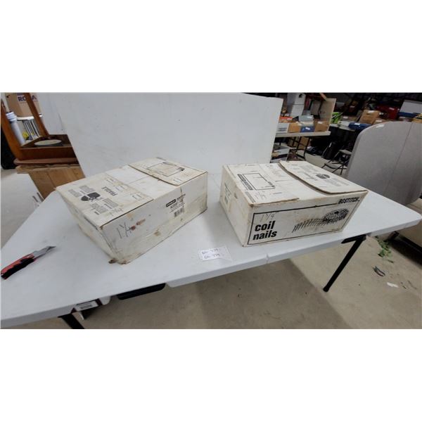 Stanley Bostitch AC3DSP-140 1 1/4" Spiral Coil Nails, 14000 Count, 2 Boxes