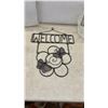 Image 2 : Home Décor: Wire "Welcome" Sign, Vases, Baskets, Doilies, Faux Florals and More