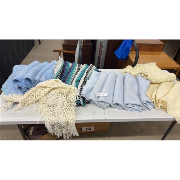 Crochet Style Shawls, Baby Blankets, Mexican Style Blanket, and More