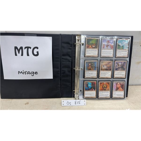 MTG Mirage Trading Card Binder w/ 100+ Magic: The Gathering Cards & More