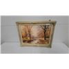 Image 1 : Robert Wood Framed Print "Autumn's Golden Glow, " & Ornate Giltwood Frame 24" x 31"