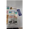 Image 5 : Collection of 17 Vintage and Modern License Plates: Manitoba, Alberta, and Puerto Rico