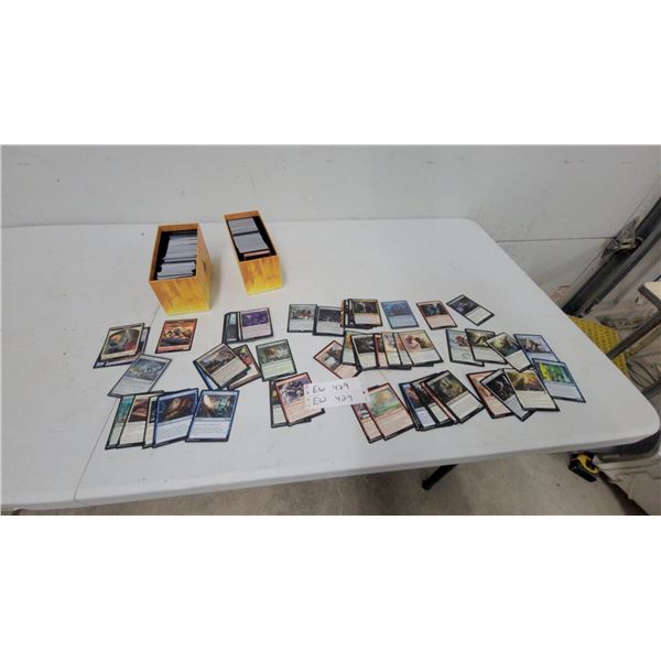 Magic: The Gathering Trading Card Collection with Two Yellow Deck Boxes 1000x