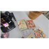 Image 7 : Vintage TOMY Tobor Remote Control Robot, Children's Cards Figurines, and More