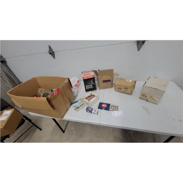 AC Delco Spark Plugs, Holley Fuel Pump, GM Quality Parts and More N.o.s.