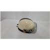 Image 8 : Vintage BACM Open-Face Motorcycle Helmet and Green Striped Visor Helmet, 1970s-1980s