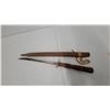 Image 4 : Southeast Asian Bolo Knife or Short Sword With Carved Wooden Handle and Sheath