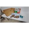 Image 1 : Beaded Moccasins, Winnipeg Jets Cups, Gulf Camp Fuel Cans, Glass Insulators and More