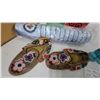 Image 2 : Beaded Moccasins, Winnipeg Jets Cups, Gulf Camp Fuel Cans, Glass Insulators and More