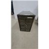 Image 1 : Kardex Vintage Olive Green Metal Multi-Drawer Card File Cabinet 16" x 24" x 10.6"