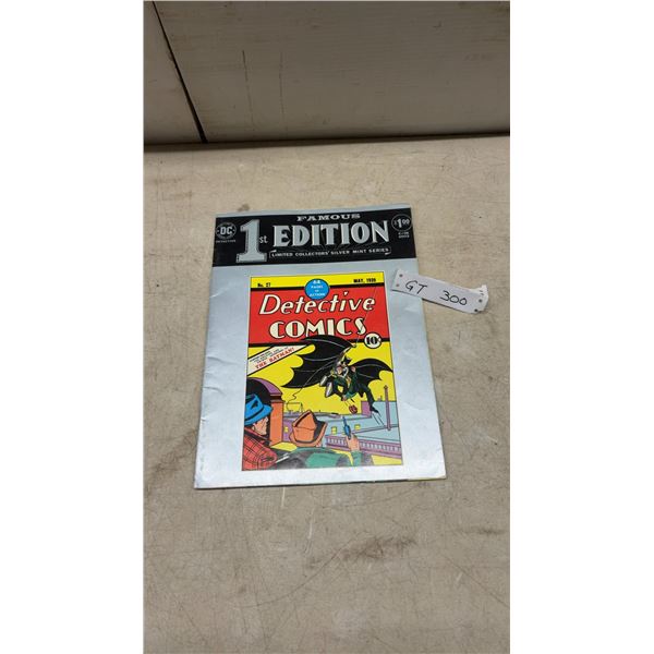 Famous 1st Edition Detective Comics No. 27, May 1939, 64 Pages of Action! & More