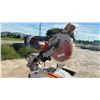 Image 13 : Ridgid 10" Sliding Compound Miter Saw with Universal Folding Stand on Wheels (Damage on Handle)