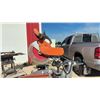 Image 2 : Ridgid 10" Sliding Compound Miter Saw with Universal Folding Stand on Wheels (Damage on Handle)