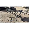 Image 6 : Ridgid 10" Sliding Compound Miter Saw with Universal Folding Stand on Wheels (Damage on Handle)