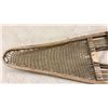 Image 7 : Vintage Algonquin-Style Wooden Snowshoes with Rawhide Lacing and Fabric Bindings, 59" x 12"