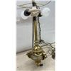Image 10 : Pair of Brass Hanging Light Fixtures w/ 2-Light Sockets, Bulbs, & Chains, Approximately 22" Tall.