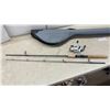 Image 8 : Shimano Spinx Spinning Reel on Spinning Rod with Cork Handle and Gray Soft Carrying Case