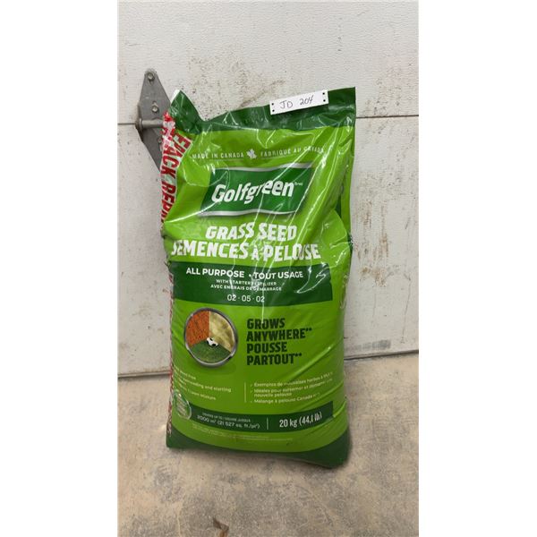 Golfgreen Grass Seed, All Purpose, 20 kg (44.1 lb), Covers Up to 2000 m² (21 527 Sq. Ft.)