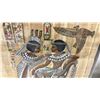 Image 8 : Ten Vintage Authentic Hand Paintings of Egyptian Papyrus Artwork, 15 1/2" x 12 1/2"
